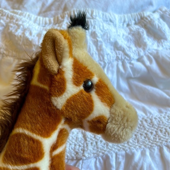 Aurora 12 inch Giraffe stuffy, stuffies, stuffed animal - Picture 3 of 5